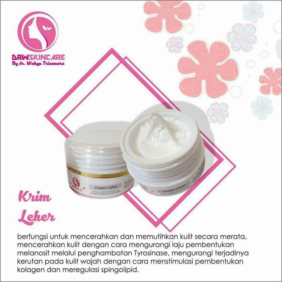 Cream Pemutih Leher Drw Skincare Drw Skincare Produk